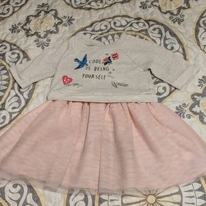 Old Navy Sweatshirt Dress w/ Tulle Skirt
